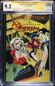 Legends of the Stargrazers #3 CGC 9.2 SS Signed Adam Hughes • Innovation 1989 - Picture 1 of 2