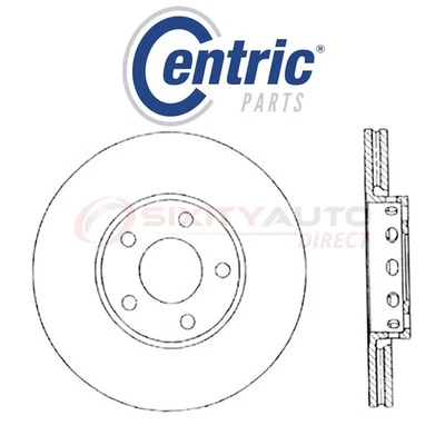 Centric C-TEK Disc Brake Rotor for 2000 Audi A8 3.7L V8 - Kit Set Braking cv Foto 1 de 4