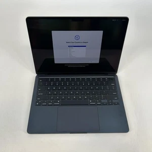 MacBook Air 13 Midnight 2022 M2 8-Core CPU/GPU 8GB 256GB SSD - Very Good READ - Picture 1 of 11