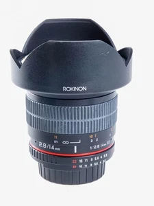 ROKINON 14mm f/2.8 ED IF MANUAL FOCUS FOR NIKON F - Picture 1 of 4