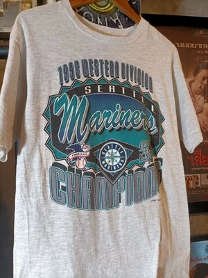Reprint 90s Seattle Mariners MLB Baseball Unisex Classic T shirt Vtg HN3473 - Image 1 of 2