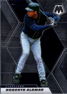 2021 Panini Mosaic #5 Roberto Alomar Cleveland Indians Guardians Silver Blue - Picture 1 of 2
