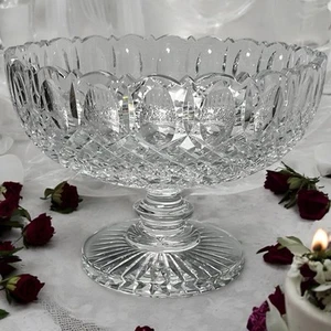House Waterford Master Cutter Taglio Vetro Centrotavola Ciotola Cattedrale Finestre 11" - Foto 1 di 20
