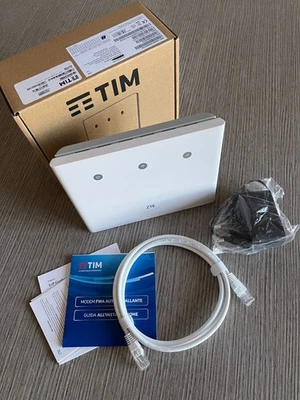 Modem Router 4G+ FWA Indoor ZTE MF296D WiFi LTE Cat 12/13 SIM WPS - No SIM Tim - Immagine 1 di 3
