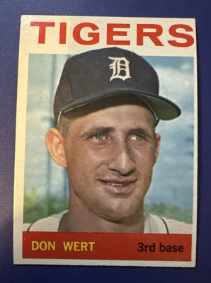 1964 TOPPS #19 DON WERT DETROIT TIGERS  *FREE SHIPPING* - Image 1 of 2