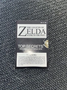 Super Nintendo SNES Legend Of Zelda Link To The Past Top Secrets Booklet Insert - Picture 1 of 3
