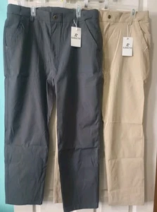Glideactive 100% Polyester Pants, Lot of 2, Grey & Tan Size XL-28 - Picture 1 of 23