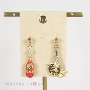 Studio Ghibli Accessory Kiki's Delivery Service Pierced Earrings 22232 Broom - Picture 1 of 2