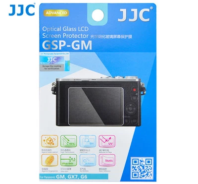 JJC GSP-GM GLASS LCD Screen Protector Film for Panasonic GM1S GX7 G6 GF7 Camera - Image 1 of 4