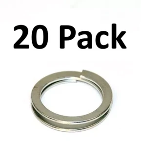 20 Pack Split Rings Heavy Duty Trapping Supplies - Picture 1 of 4