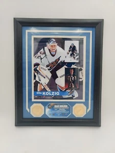 Olie Kolzig Autographed Washington Capitals CAPS Framed Collage w/COA - Picture 1 of 8