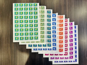 Mongolia old stamp MNH Sheet: Football, sports, Volleyball - Picture 1 of 1