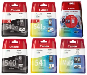 Cartouches D'Origine ORIGINAL PG-540 + CL-541 PIXMA MG3150 MG3550 MX395 TS5150 - Photo 1/8