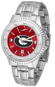 Sun Time Men's Licensed Collegiate Competitor Anochrome Watch (Pick Your Team) - Picture 1 of 80