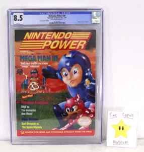 Nintendo Power 20 Magazine Volume #20 Mega Man III 3 CGC Grade 8.5 NES - Imagen 1 de 3