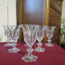 6 verres a eau en cristal villeroy et Boch modèle Metternich signé H 14,5 cm