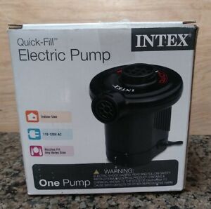 Intex 110-120V AC Quick Fill AC Electric Air Pump Open Box 
