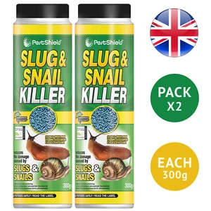 PestShield Slug and Snail Killer Mini Blue Pellets Organic Showerproof 2 x 300g - Picture 1 of 1