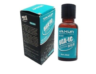YAXUN 535 20ML BGA IC Epoxy Glue Remover Adhesive Removing Liquid - Uk Seller • 12.99£