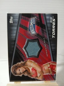 WWE Eve Torres 2016 Topps Divas Revolution Event gebrauchte Matte Reliktkarte SN 22 von 25 - Bild 1 von 2