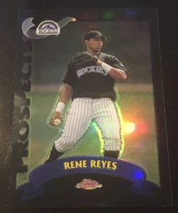 2002 Topps Chrome Traded #T115 RENE REYES Black Refractor Rookie Card #d 28/100! - Picture 1 of 2