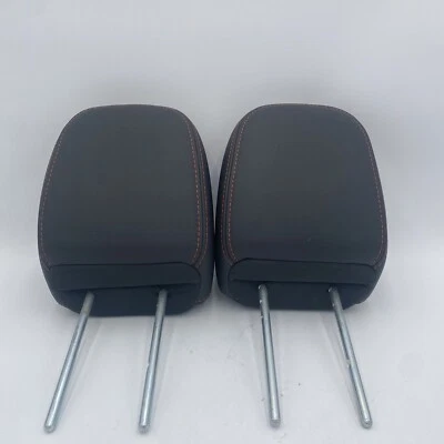 2012 Jeep Liberty Rear Head Rest Set Pair Gray Orange ARTIC EDITION - Image 1 of 4