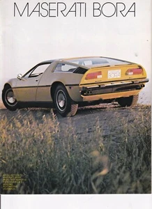 Folleto de ventas de Maserati Bora fabricante de equipos originales - Imagen 1 de 6