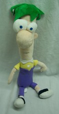 Disney Store Phineas & Ferb TALKING FERB FLETCHER 16" Plush STUFFED ANIMAL DOLL