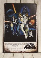 Star Wars Tin Sign Metal Movie Poster Vintage Style Home Theater Room Cinema XZ