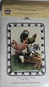 Raspberry Hill Patchworks großer Bantamhahn lebensgroß Vintage 80er unbenutzt - C2 - Bild 1 von 3