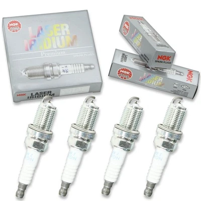 Velas de ignição a laser irídio 4 peças NGK para 2007-2010 Acura CSX 2.0L L4 - Motor dv - Imagem 1 de 4