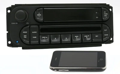 Chrysler Jeep Dodge Radio AM FM 2002-2007 CD con Bluetooth RBK Digital 22-10 Foto 1 de 4