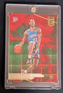 2023-24 Panini Donruss Elite Hyper Red & Green Intl Cason Wallace #219 Thunder - Picture 1 of 3