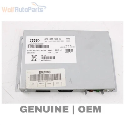 AUDI TT QUATTRO 2003-2006 - XM receptor/sintonizador de radio satelital 8E0035593E Foto 1 de 4