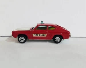 Corgi Juniors Whizzwheels Ford Capri Fire Chief made in Great Britain - Picture 1 of 7
