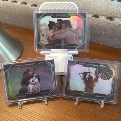 2024 Topps Star Wars Masterwork - Behind The Scenes /299 Refractor - 3 Card Set - Image 1 of 4
