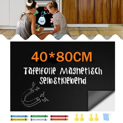 Tafelfolie Kreidefolie selbstklebend Kreidemarker Magnetfolie Eisenfolie 45*100 - Bild 1 von 4