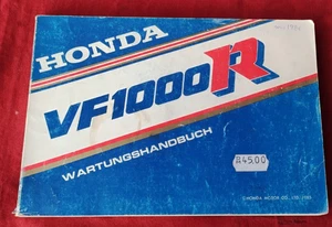 HONDA VF 1000 R 34MJ4620 WARTUNGSHANDBUCH MANUALE PROPRIETARIO TEDESCO ORIGINAL - Imagen 1 de 17