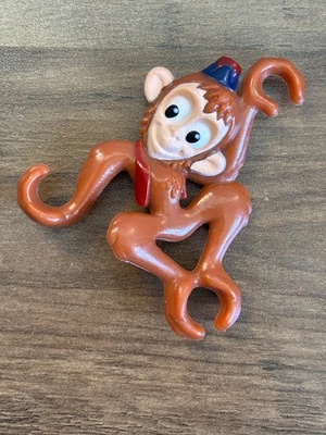 VINTAGE Mattel Disney ABU MONKEY Aladdin Toy Figure PVC Cake Topper Barbie 1992 - Image 1 of 4