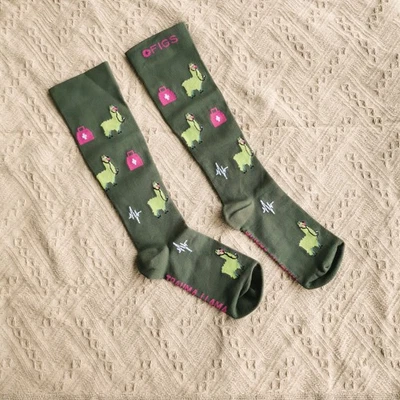 Figs Trauma Llama Compression Socks Size S - Image 1 of 3