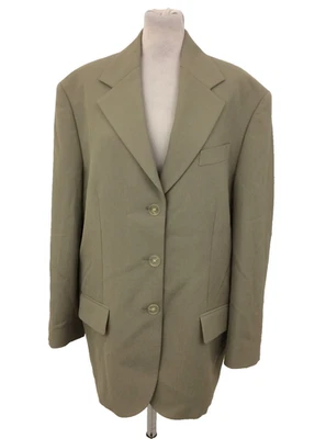 Acne Studios Women's Blazer Size 8/ EU36 Olive Oversized Wool Lightly Padded New - Image 1 of 4