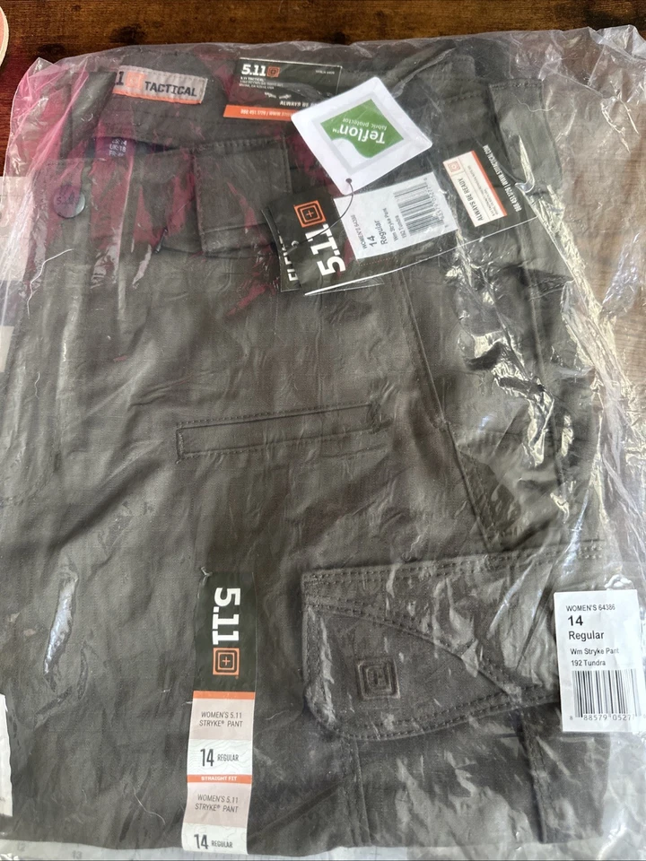 5.11 Tactical Stryke Pants Cargo Ripstop Womens Size 16 Regular Burnt