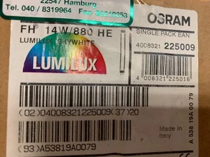 OSRAM Lámpara Fluorescente T5 He 14W/880 Lumilux Skywhite 1050lm Tubo - Imagen 1 de 1