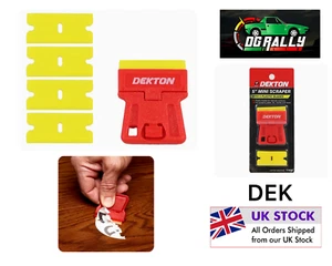 Dekton Mini Scraper with 5 plastic blades - Soft Scraping for Delicate Surfaces - Picture 1 of 4