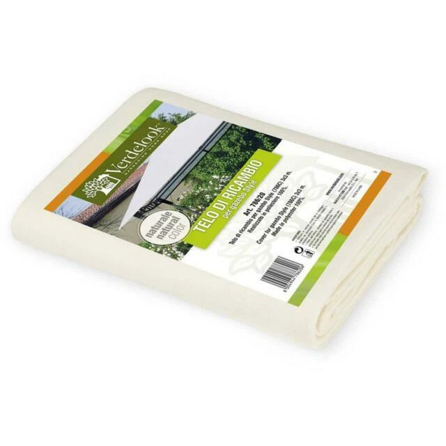 Verdelook 786/20 3 x 3 m Telo di Ricambio per Gazebo Style - Bianco