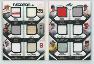 2023 History Book Platinum Record Book 12 Relic Babe Ruth Ted Williams Ryan 1/5