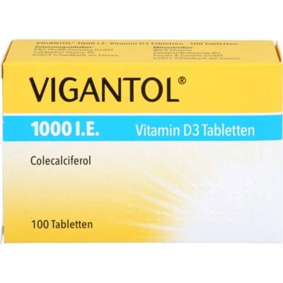 WICK PHARMA - ZWEIGNIEDERLASSUNG DER PROCTER & GAMBLE GMBH VIGANTOL 1.000 I.E. Vitamin D3 Tabletten 100 St PZN 13155684