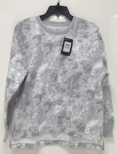 Under Armour Women's Rival Fleece Crewneck Sweatshirt in Gray Size Small - Picture 1 of 3