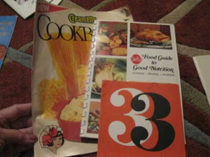 VINTAGE CREAMETTE COOKBOOK/DURKEE FR FRIED ONIONS RECIPES/SWIFT'S FOOD GUIDE - Imagen 1 de 1