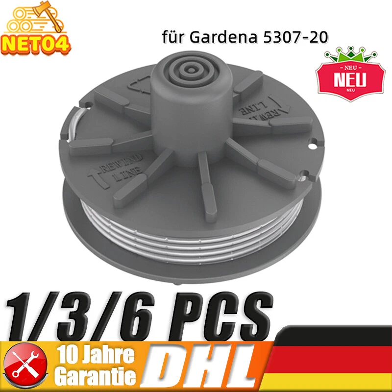 2x Spulenabdeckung Für SmallCut 300 - Ersatzteil Für Rasentrimmer, Orange